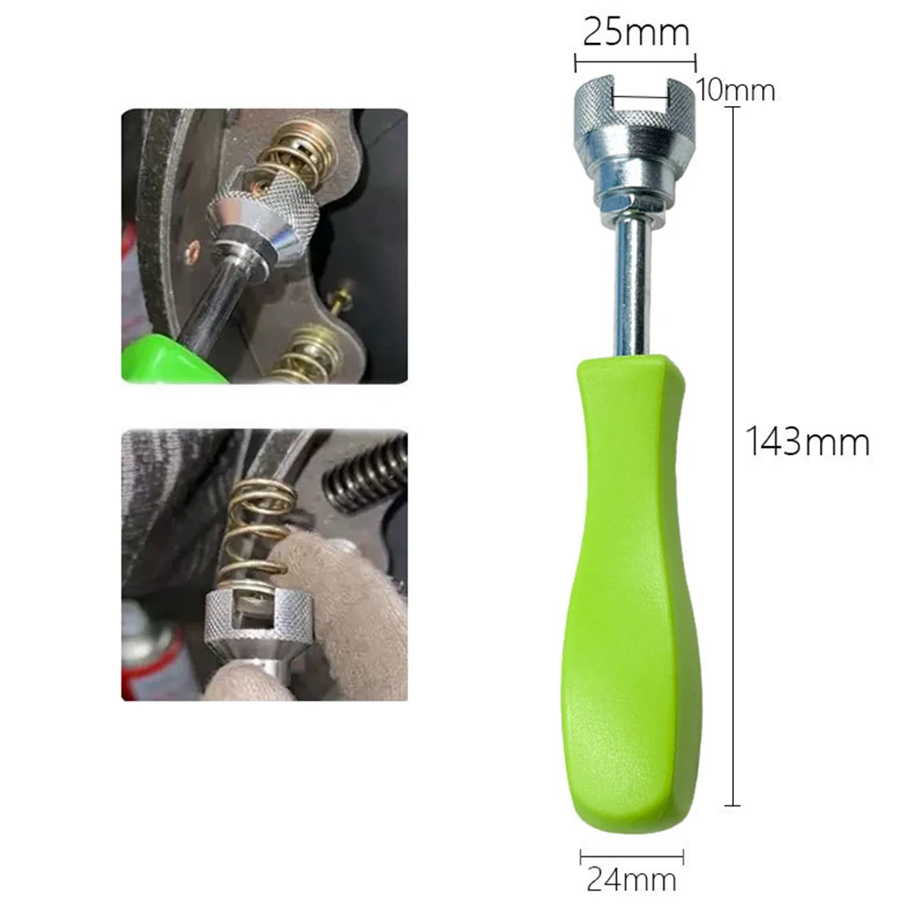 Herramienta de instalación de reparación de frenos de tambor automático, arandela fija, compresor de zapata de resorte, instalador resistente para mantenimiento de camiones y coches, 3 uds.