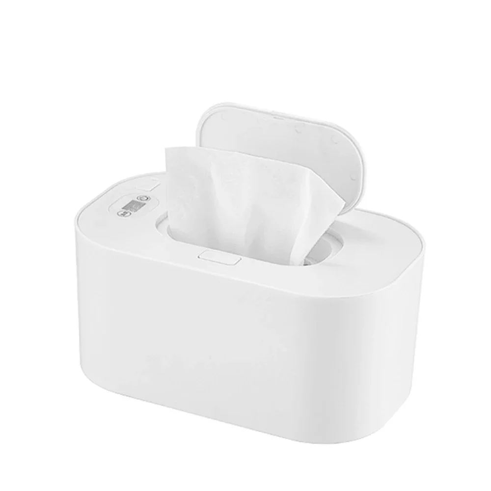 New Baby Wipe Warmer Heater Wet Towel Dispenser Napkin Heating Box Home/Car Use Mini Wipe Warmer Case Disinfecting Wipes