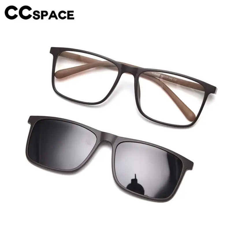 P56676 Gafas de lectura fotocromáticas polarizadas Clip magnético Gafas ópticas Prescripción personalizada a cualquier dioptrías