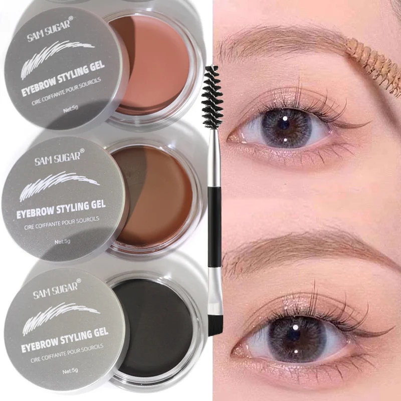 Multifunktionales mattes Augenbrauengel, wasserdicht, 3D-Wild-Augenbrauencreme, Comestic, langanhaltende Konturierung, Augenbrauencreme, Enhancer, Make-up