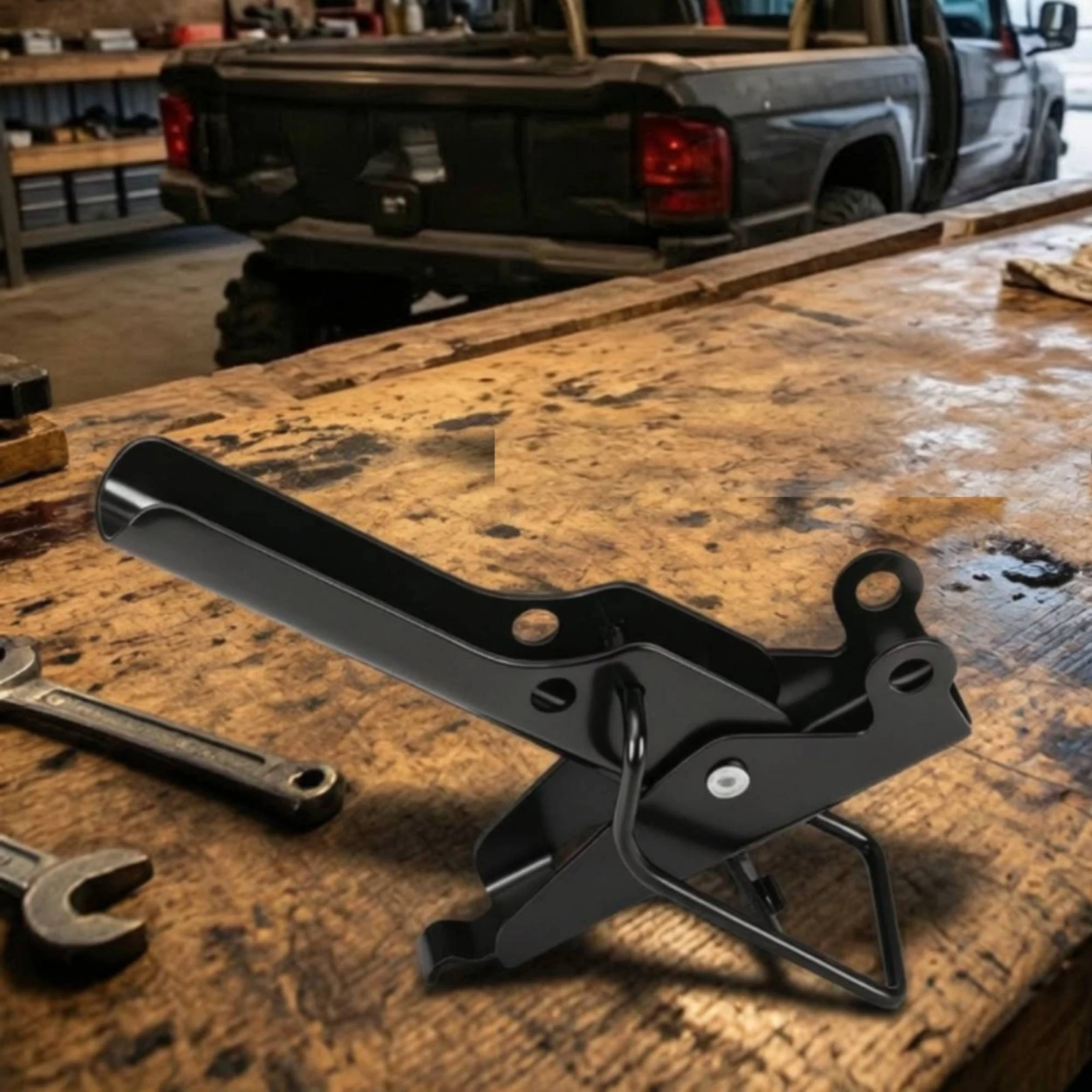Tailgate Latch Bracket Assembly Long Service Life Tailgate Latch Hardware Rear Part Metal for UTV Owners