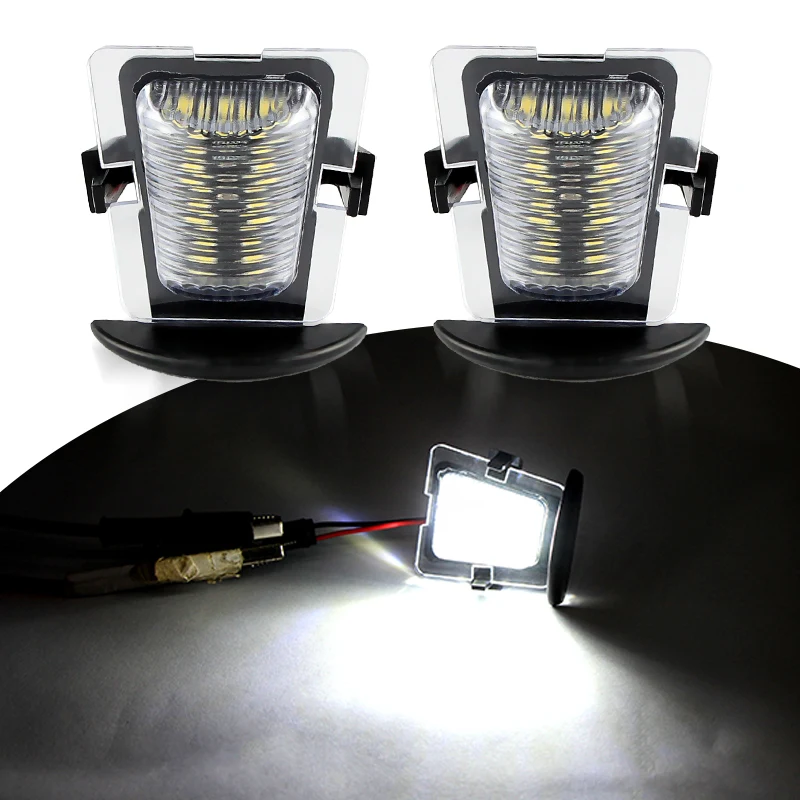 

Canbus LED License Number Plate Lights No Error For Jeep Wrangler 2007-2018 OEM#:68064721AA License Plate Lamps Car Accessories