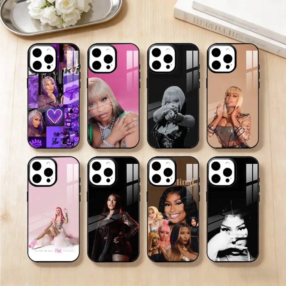 

R-Rapper N-Nicki Minaj Phone Case For iPhone 14,16,15,13,17,12,Plus,Pro,Max Magnetic For Magsafe Frosted Cover