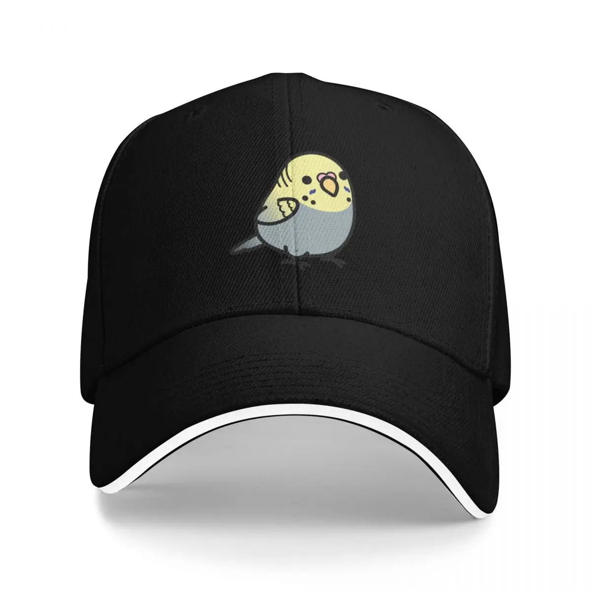 

Chubby Gray Yellow-headed Budgie - Female Baseball Cap Hat Luxury Brand dad hat Women's Beach Men's