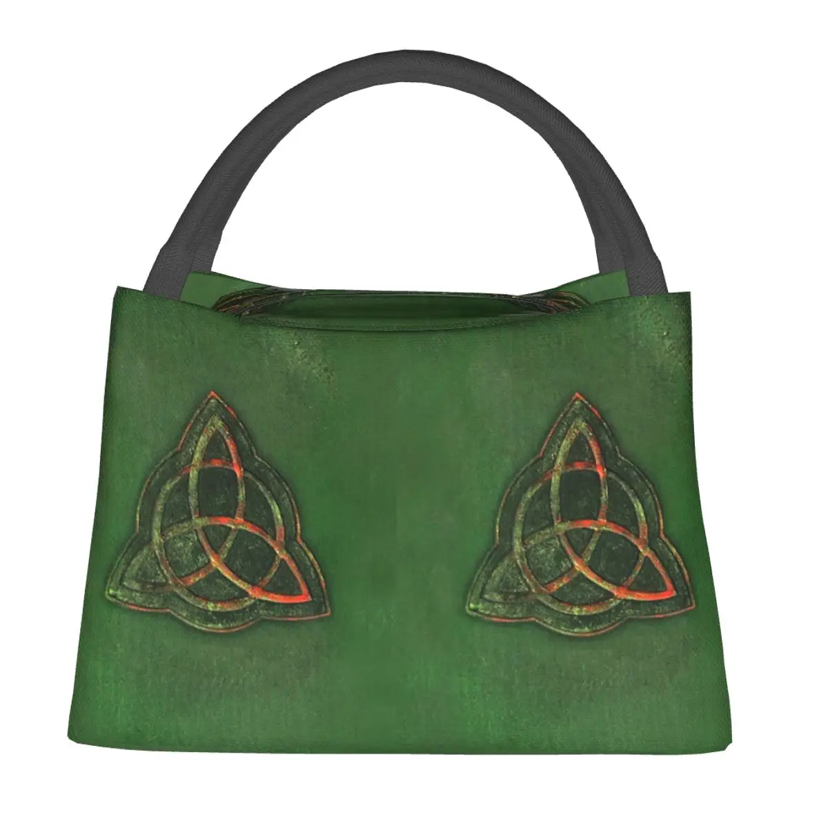 Book Of Shadows - Charmed Triquetra Design Insulated Lunch Bag for Women Kids Leakproof Food Boxes Thermal Lunch Box Tote