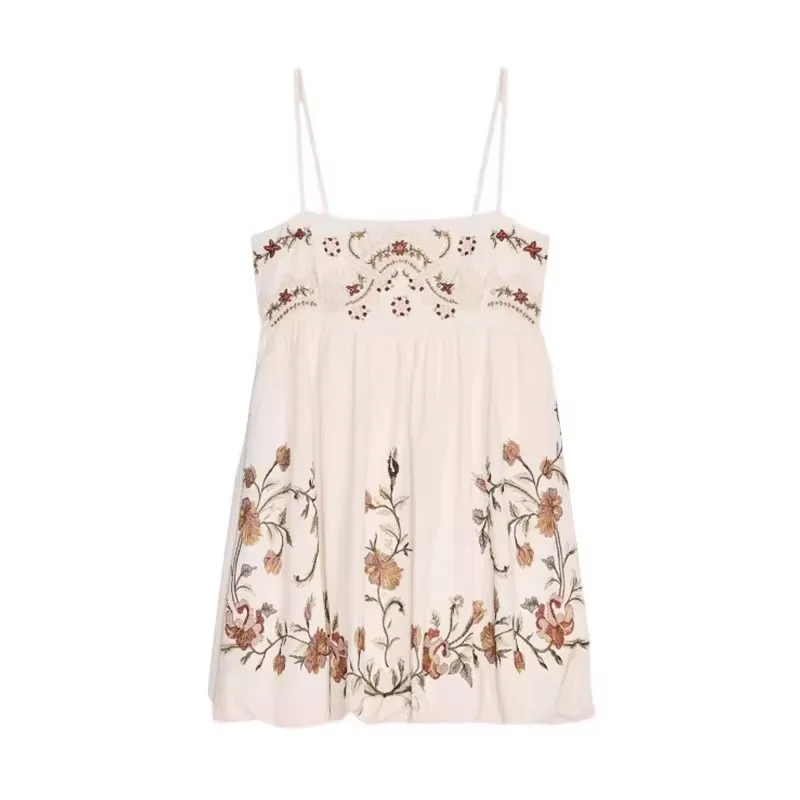 

Простая вышитая юбка трапециевидной формы Dr Women's Faion Commute Sle с высокой талией и застежкой-молнией из полиэстера с открытой стороной Ci Walk