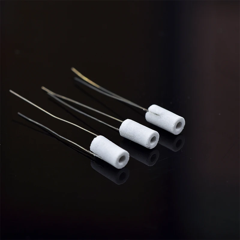 10Pcs/lot DIY Rebuild Ceramic Heating Core Coils 3mmx1.5mmx6mm 1.2ohm Heater Coils 8-13w Heating Wire Tool