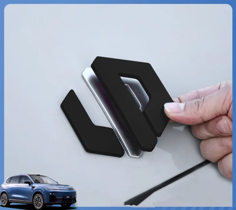 

For Leapmotor B10 2025 2026 Car Accessories Black Logo Exterior Decoration Front Cover Car Rear Logo Decorative Stickers