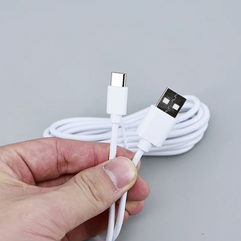Extra Long USB Male to Type C Port Extension Cable 5M 3M 1M Device Universal Power Cable for Wireless IP Camera N6