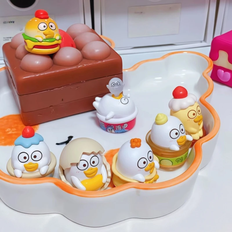 Autêntico novo produto pequeno liu pato lanche loja bonito grão saco cego caixa ornamento artesanal bonito criativo na moda brinquedo festivo