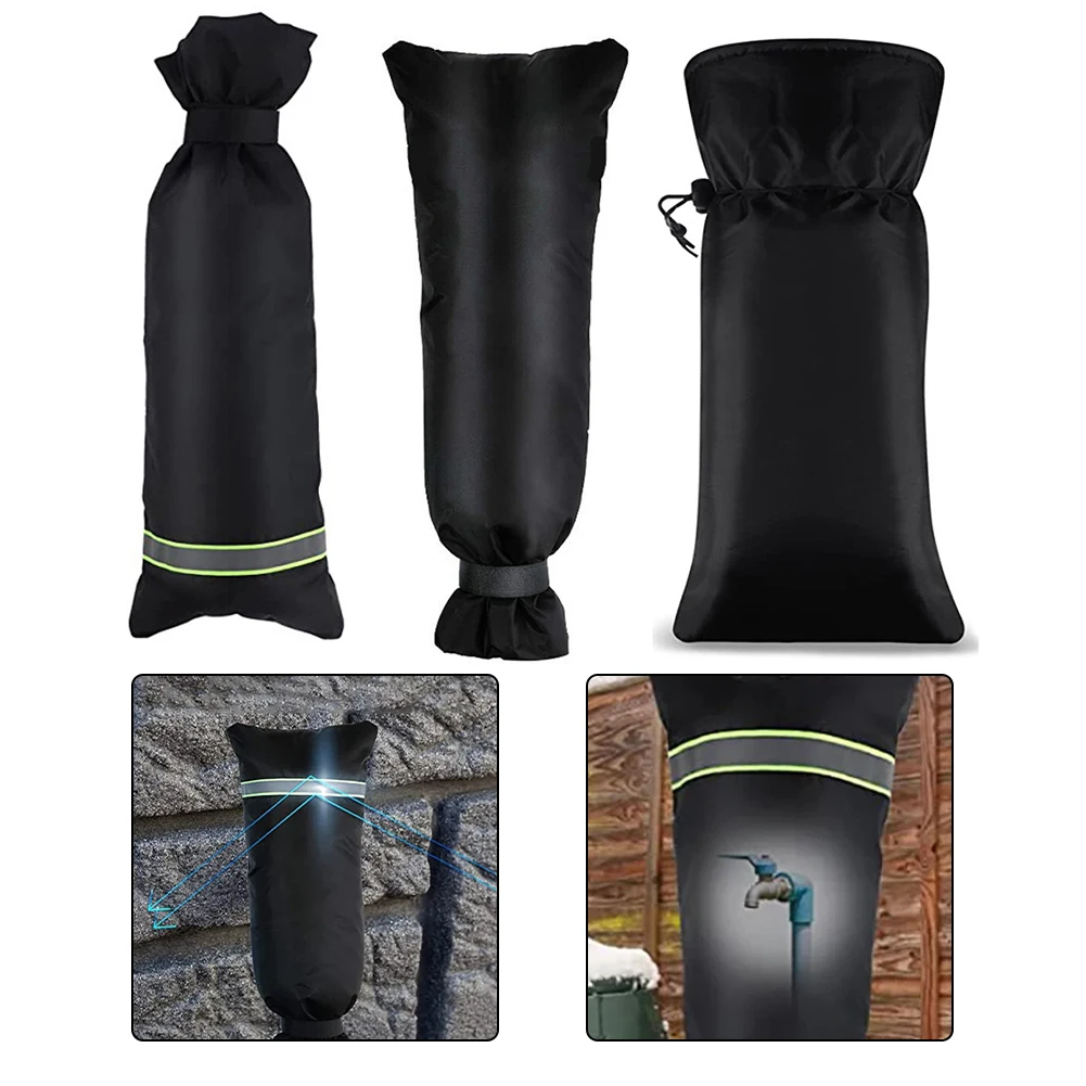 

Weatherproof Insulated Outdoor Faucet Cover with Heavy Duty 210D Oxford Cloth to Prevent Freeze Damage to Spigots and Pipes