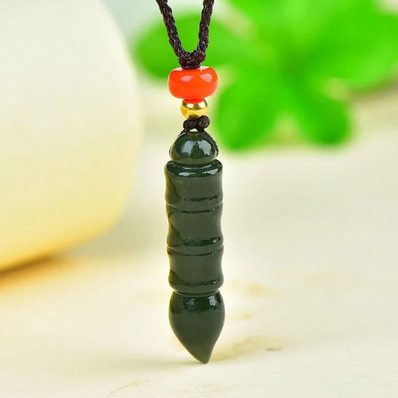 Qingyu Wenchang Pen Pendant Student Gold List Title Jade Pendant