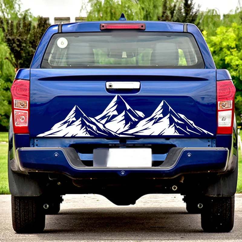 Sports Mountain Stickers Engine Hood Decal Decoration Mountain Graphic Vinyl Cover Auto Truck Sticker Car Accessories 