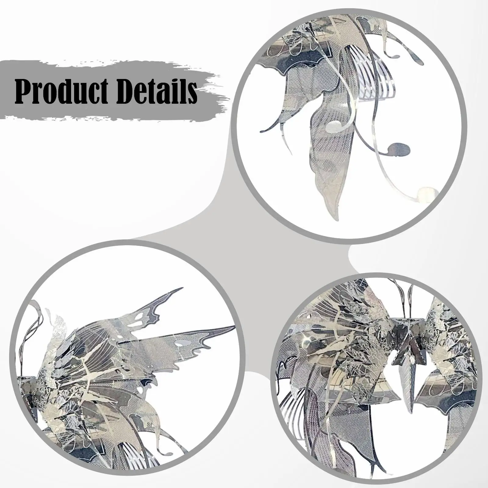 Puzzle 3D a farfalla, novità Collezioni di decorazioni per la casa artigianali fai-da-te per adulti Kit modello creativo in metallo per regalo di compleanno