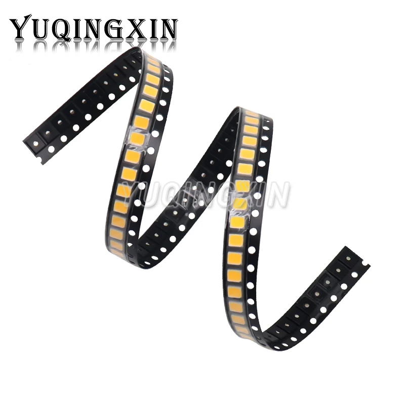 100 pz 2835 1W 0.5W 0.2W LED SMD 2800-3200K bianco caldo 3V 6V 9V 18V 150MA 100MA 60MA alta luminosità