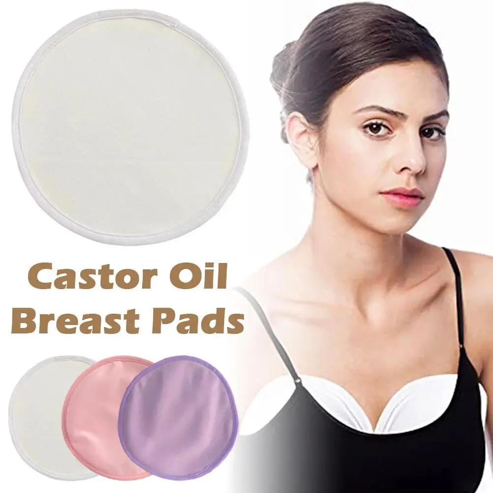 Breast Pads For Castor Oil Pack Reusable Breast Skin Care Reusable Castoroil Pack Kit Essential Oil Care Pad 1pc Beauty Skin 1pc