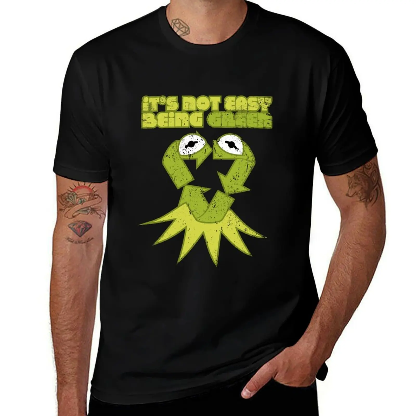 It’s Not Easy Being Green: Recycle Frog T-Shirt man t shirt summer T-Shirt