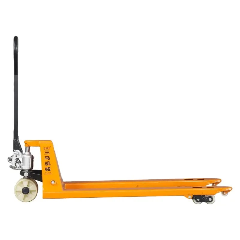 

Manual hydraulic forklift 2T 3T ground cattle pallet truck loading and unloading hydraulic forklift