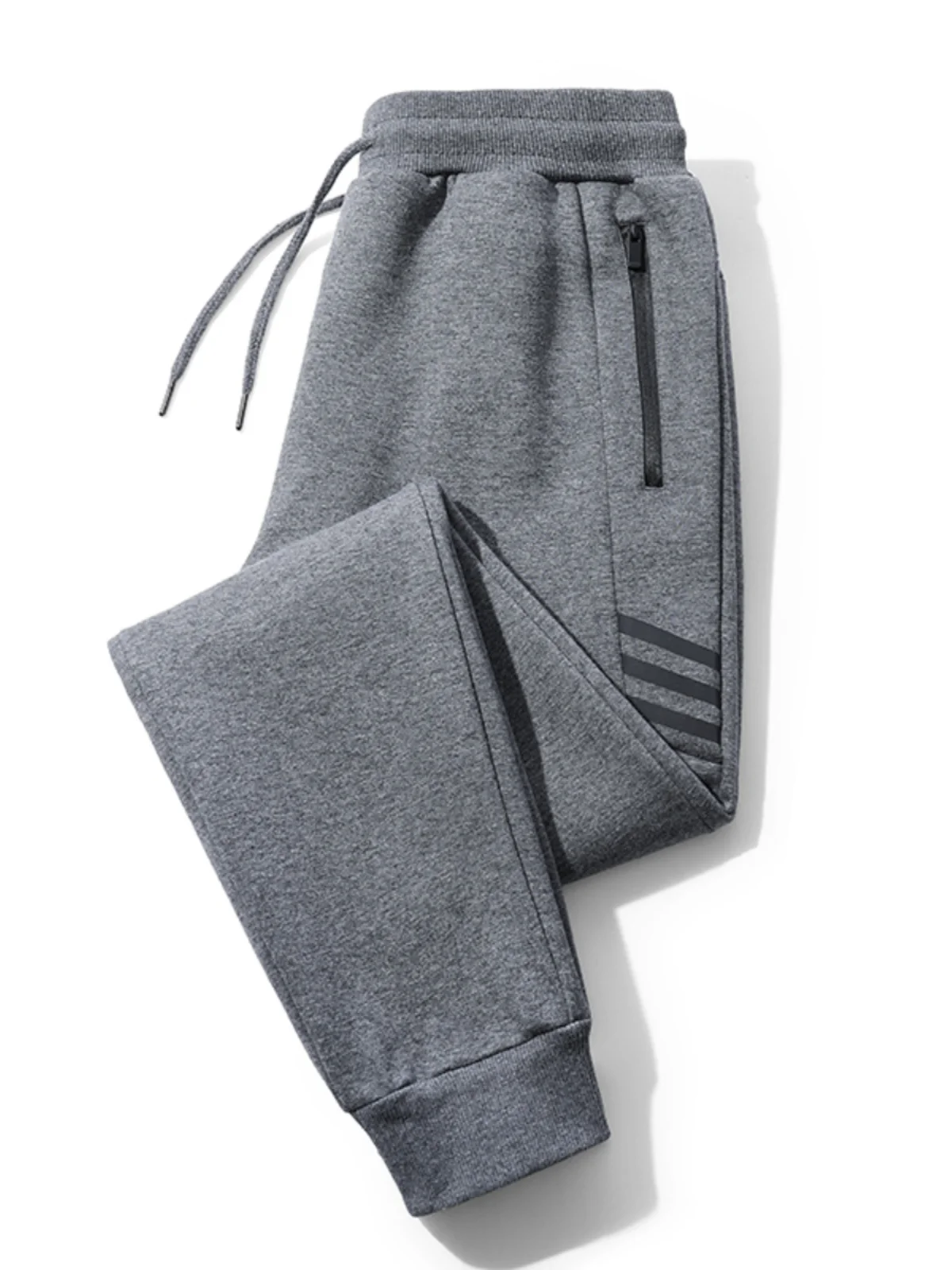 

Мужские повседневные рабочие брюки с кетами. Прочные грязеотталкивающие спортивные штаны на молнии для охраны труда. Длинные прямые джинсы-трубы.