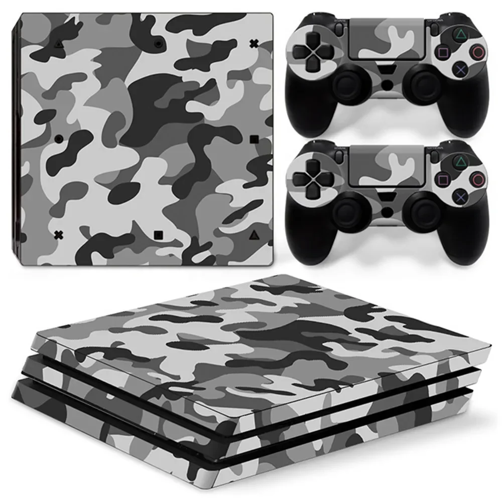 Pegatina de piel de material de vinilo para PS4 Pro, calcomanías de PVC, diseños coloridos