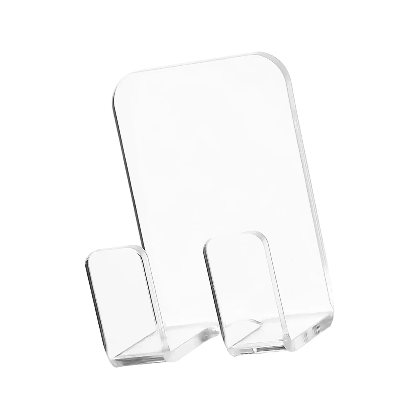 Acrylic Wall Hook Wall Mount Transparent Organizer Razor Holder Hooks Rack for Closet Bathroom Office Living Room Kitchen