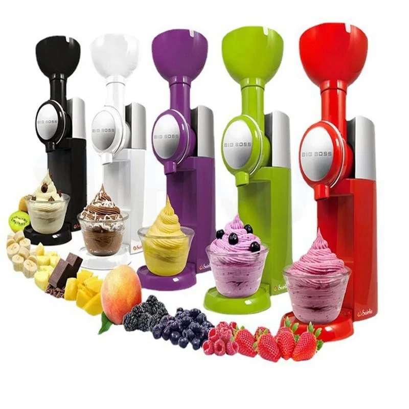 DIY Fruit Ice Cream Machine Dessert Machine Milkshake Machine Electric Ice Cream Machine 110V 220V Sorbet Machine make Popsicle