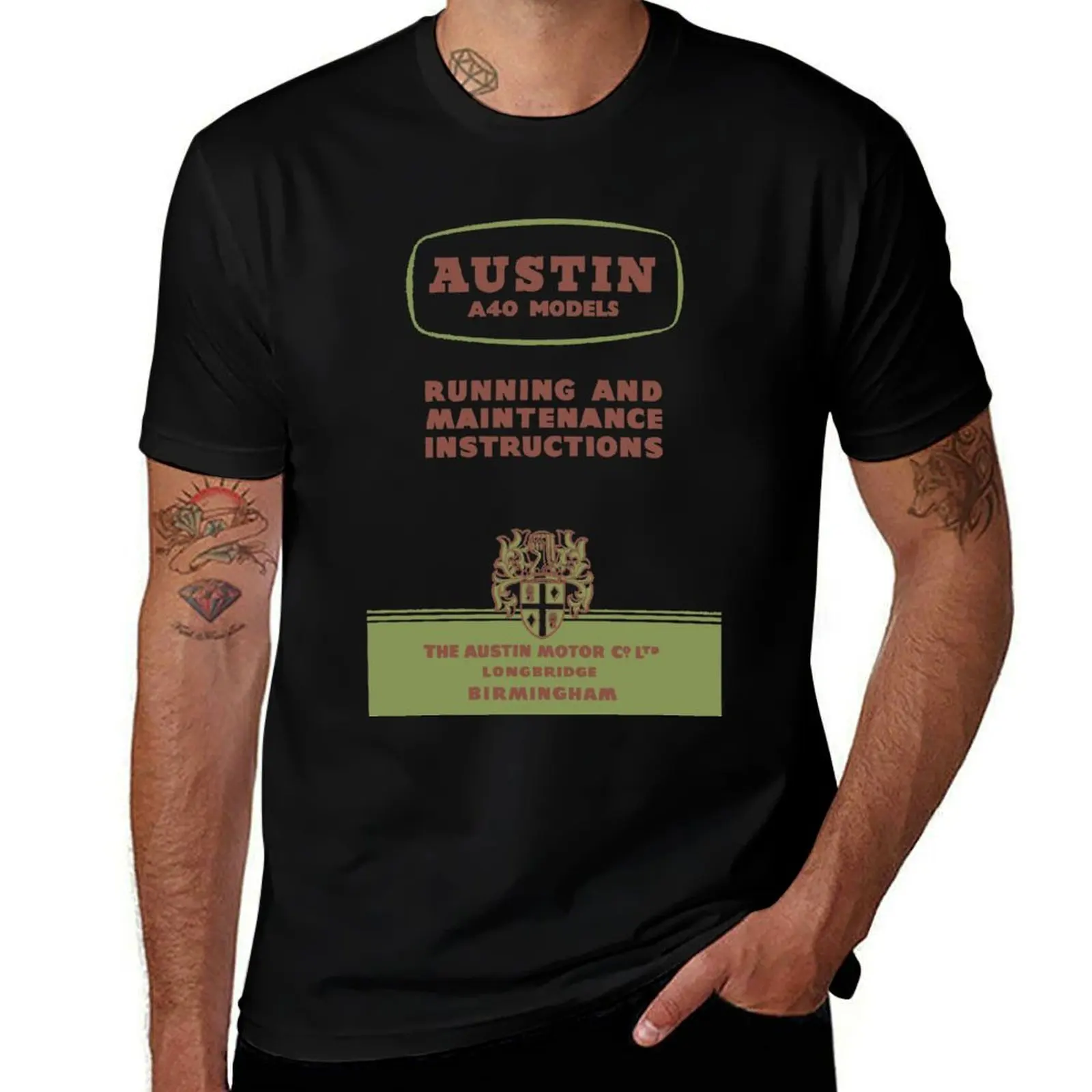 

AUSTIN A40 T-Shirt Soft Touch Basic Cotton T-Shirt