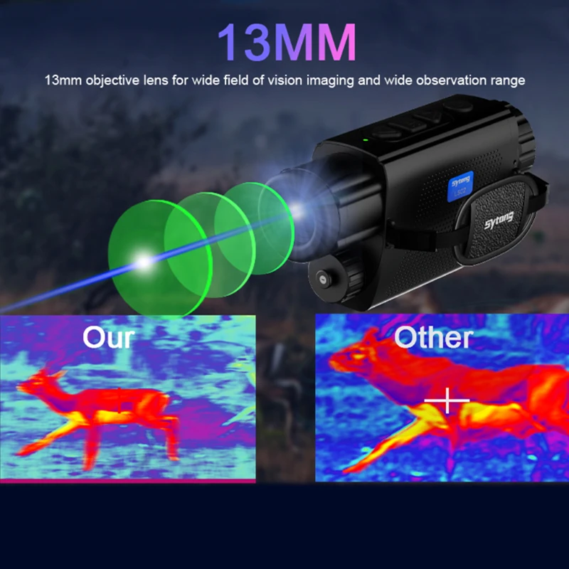 LS02 Handheld Thermal Imager  256X192 Hunting Imaging WIFI Connection Night Vision Scope Infrared Camera Imagery Monocular