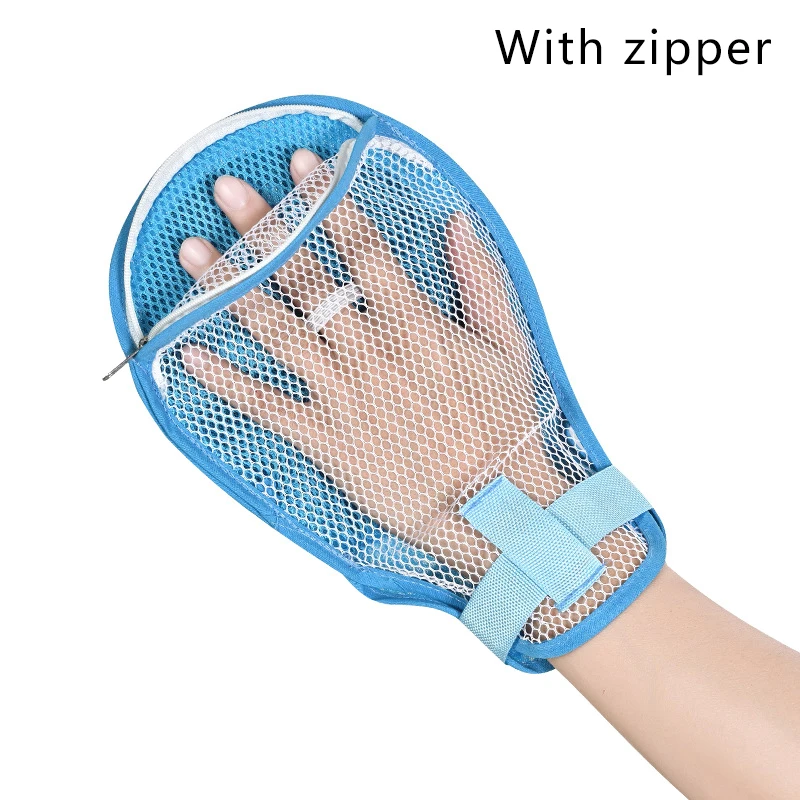Finger Control Restraint Gloves Hand Protection Mitts Anti Scratch Fixed Glove For Elderly Patient  Care Tool