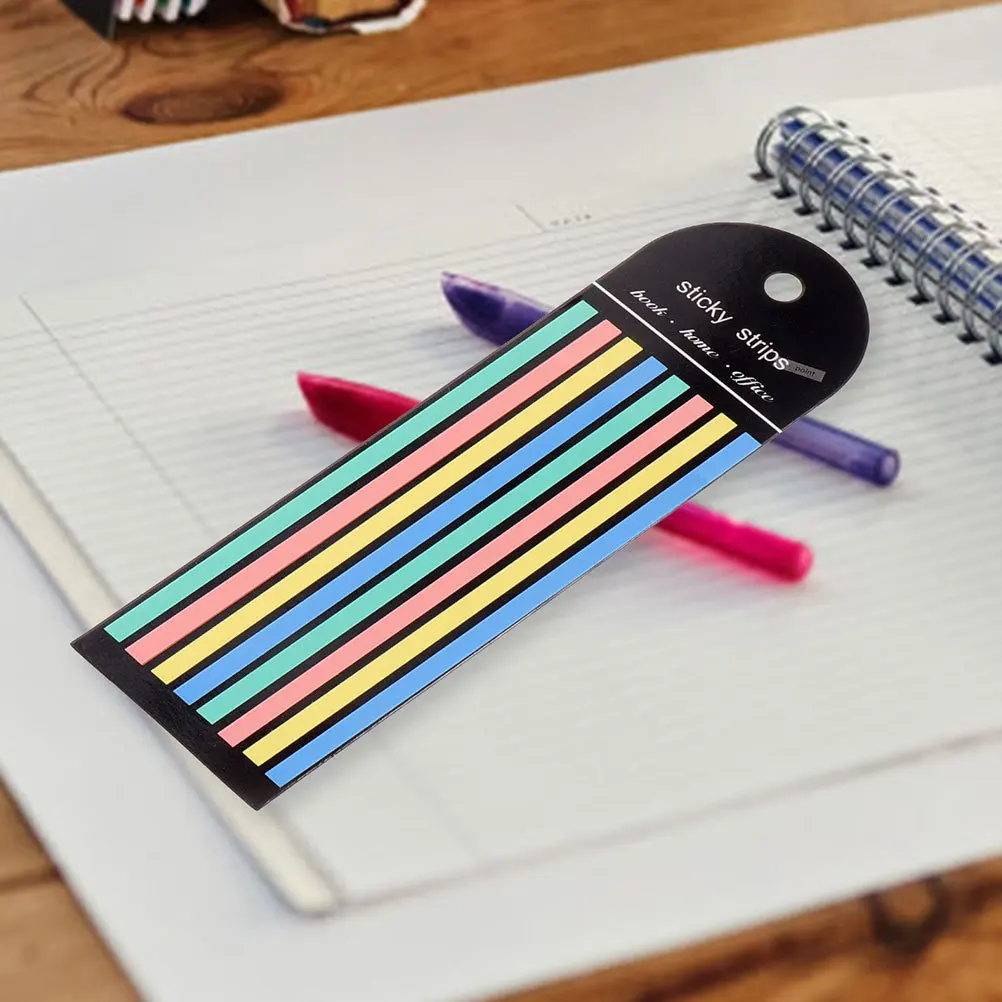2冊 カラースティッキータブ ペット透明ハイライトストリップ 読書用 注釈作成用 ノート作成用 初心者向けブックタブ
