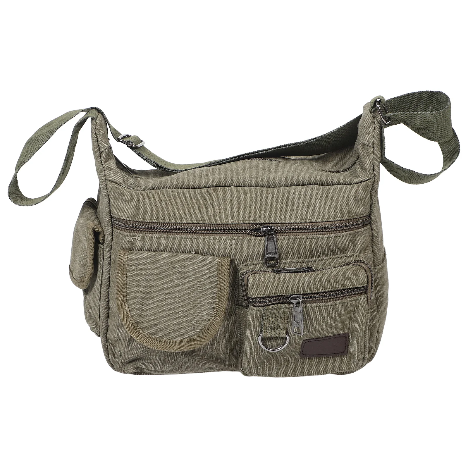 

Canvas Messenger Bag For Men Women Large Crossbody Shoulder Tote Bag Multiple Pockets Durable School Travel Work Daily Use