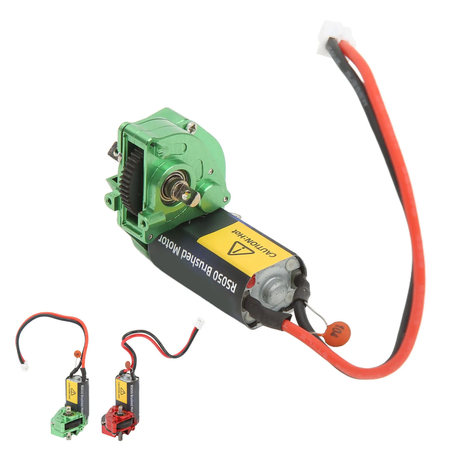

Transmission Case Gear Box with 66T Brushed Motor Aluminum Alloy RC Parts for Axial SCX24 1/24 RC Car
