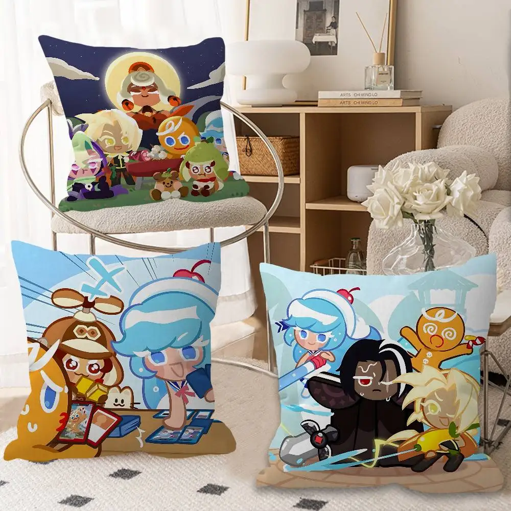 

Movie C-Cookie Run K-Kingdom Personalized Pillow Dust Cover Bedroom Kids Party Decoration Pillowcase Birthday Children Gift