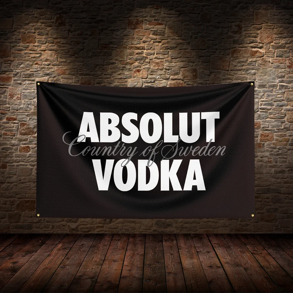 3x5 Ft A-Absoluts  Flag Polyester Printed Beer Wines Flags for Room Garage Decor