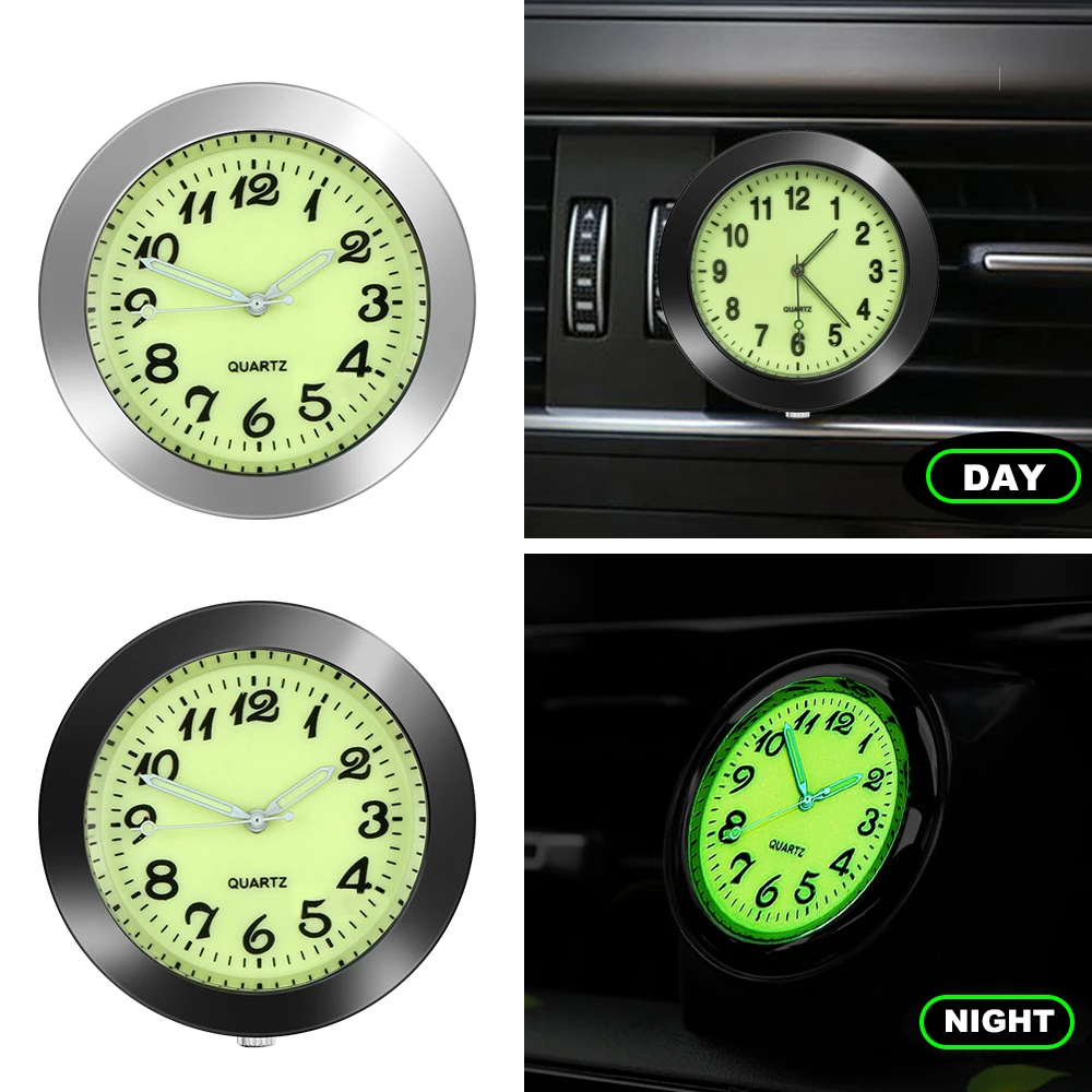 Horloge de voiture à quartz lumineuse, pour Porsche Cayenne 911 996 Panamera Macan