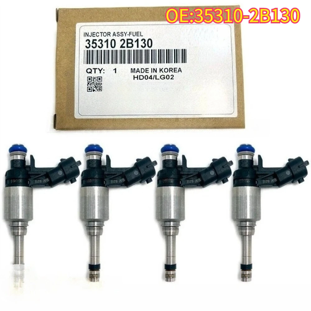 

High quality New For 1/4Pcs 35310-2B130 Hyundai Veloster Accent Tucson Kia Rio Soul Optima Forte5 Forte Koup 1.6L Fuel Injectors