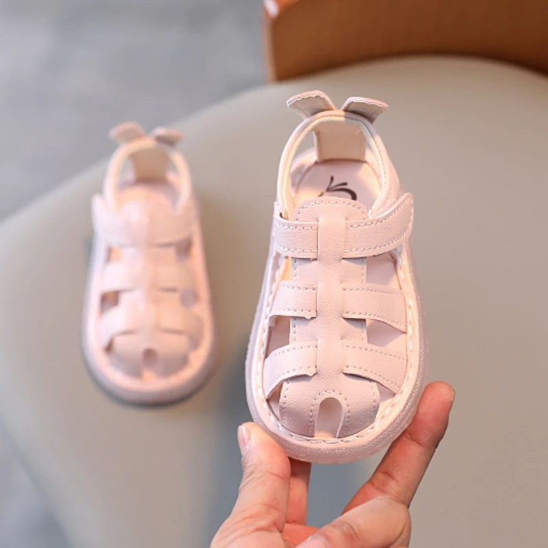 Muslimah Baby Shoe Kid LED Lit Sandals 2023 Summer New traspirante Baby Toddler Shoe lampeggiante Kid Shoe Girl Princess Shoes