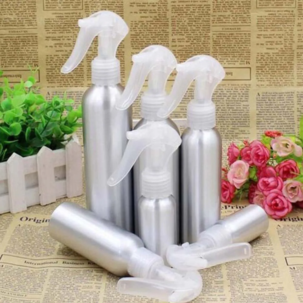 Travel Empty Perfume Bottle Aluminum Bottle Water Hair Salon Refillable Bottles Atomizer Cosmetic Sprayer Mice Spray Bottle