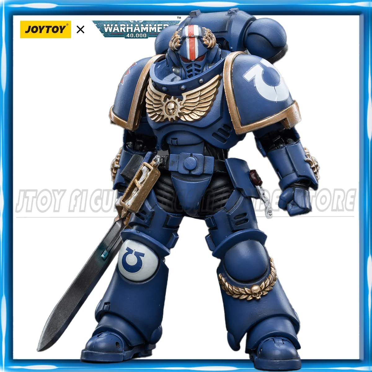 [Pre Sale] JOYTOY Warhammer 40K 1/18 Action Figure Ultramarines Primaris Lieutenant Argaranthe Anime figures Toys Model