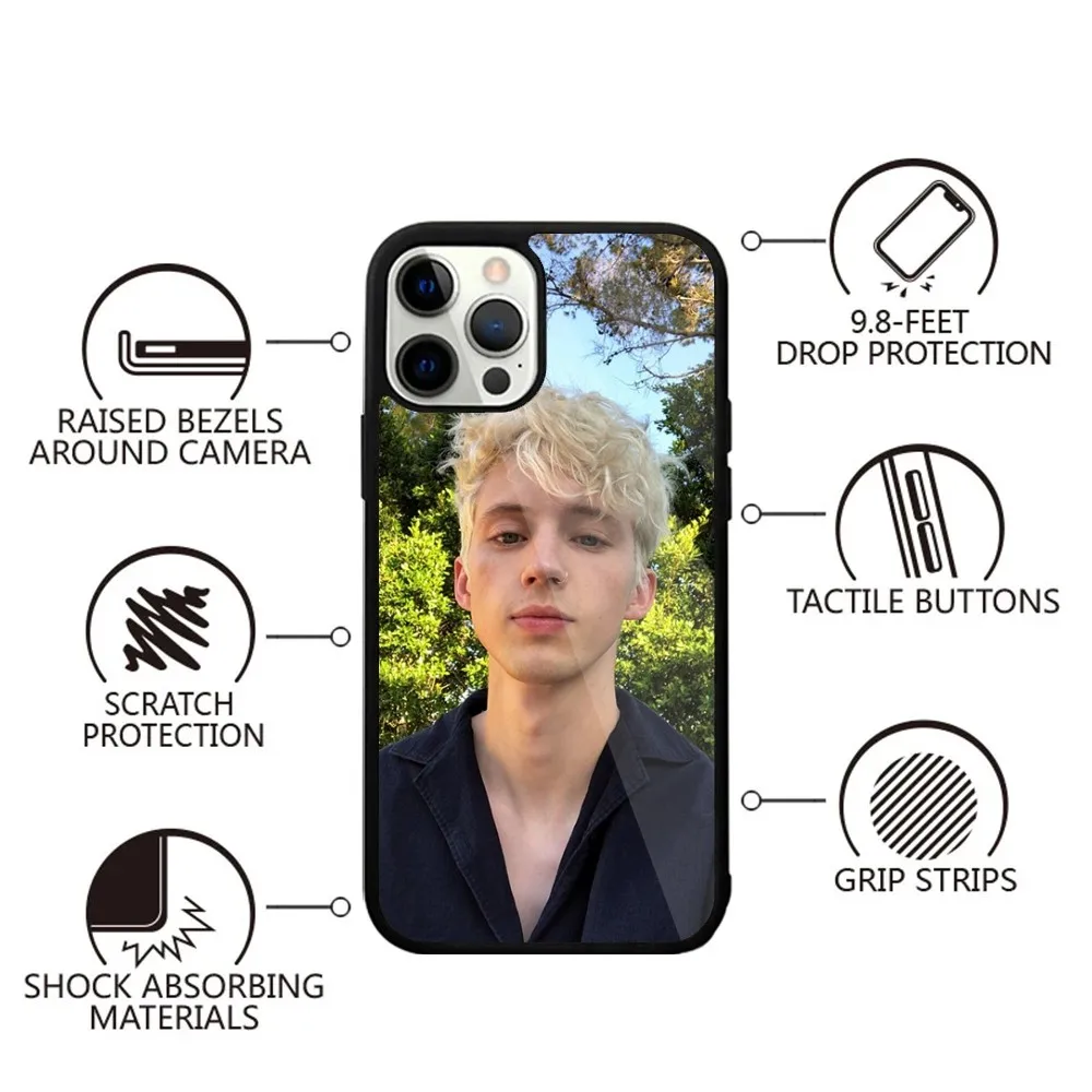 Singer Troye Sivan  Phone Case Strong Magnetic For IPhone 15,14,13,Pro,Max,Plus,11,12,Mini For Magsafe Wireless Charging