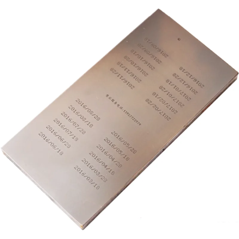 

85x175mm Pad Printing Steel Plate Cliche Make Pad Print Use