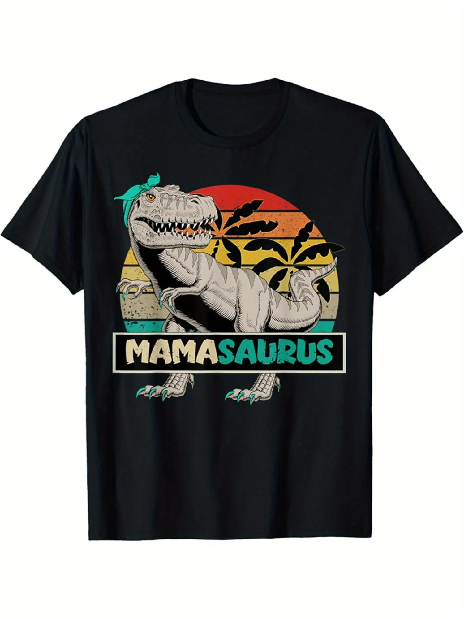 

Fun Matching Mama Dinosaur Family T-Shirt Graphic S-3XL Birthday T-Shirt Funny Gifts for Men lwf 180g