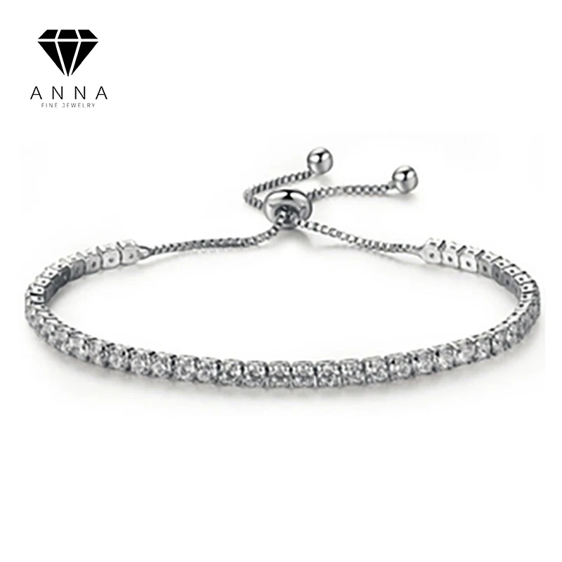 

Luxury New Full High Carbon Diamond s925 Sterling Silver Bracelet For Women Girl Fine Jewelry Birthday Gift Wedding Anniversary