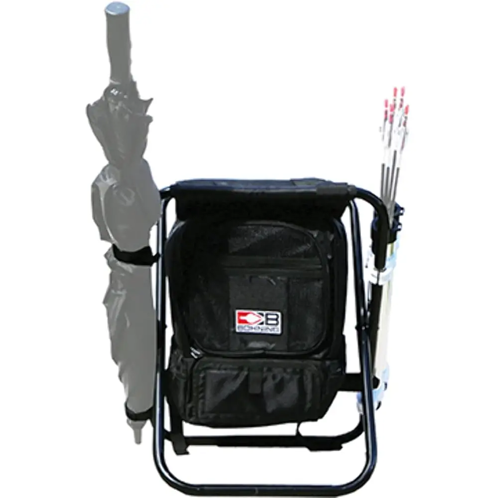 

Camp Stool/Backpa With Built-In Cooler Camp Stool, Black