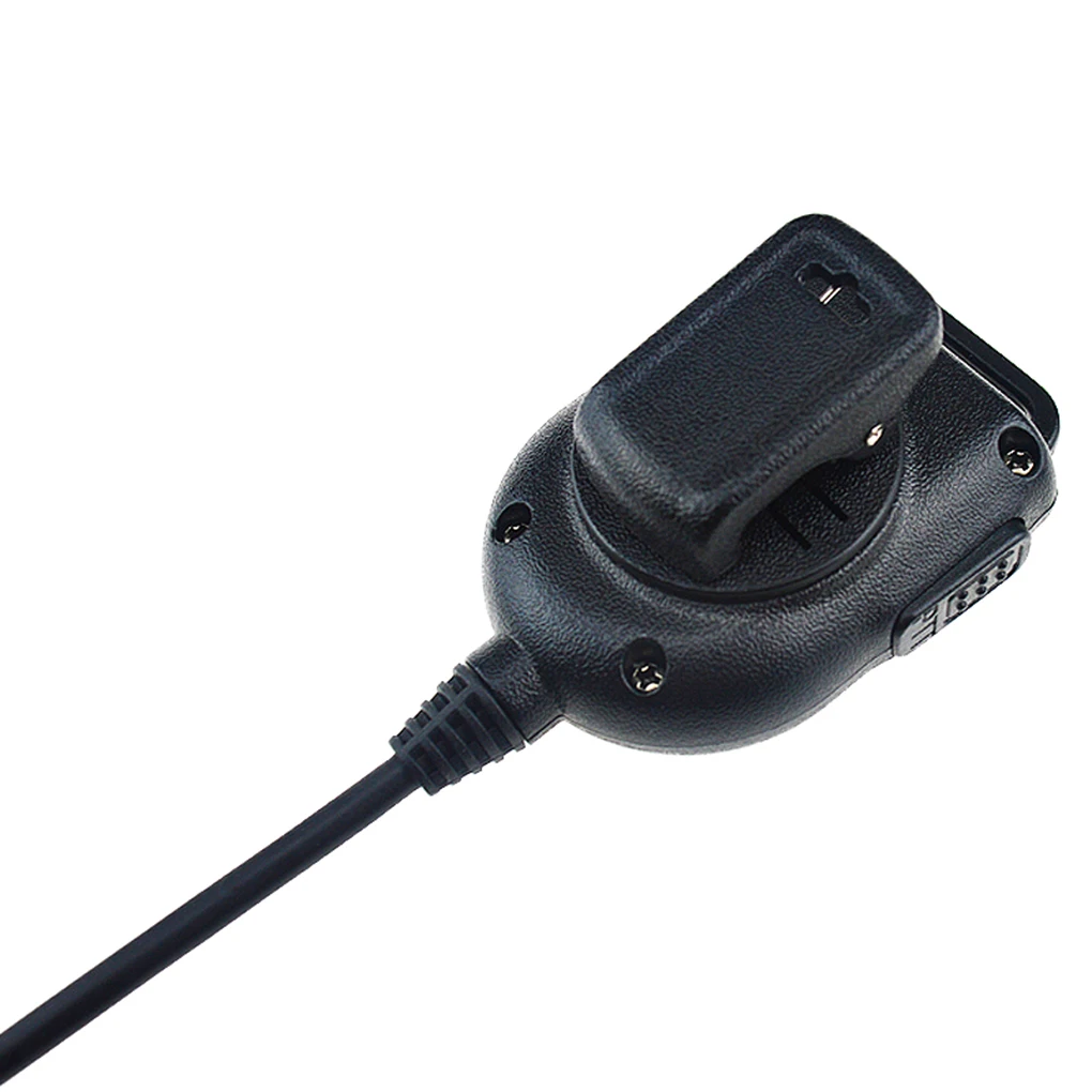 Walkie-talkie Clip-on Microphone 3 5mm 2 5mm Plastic Mic with Label Clamp Portable Two-way Radio Replacing Parts