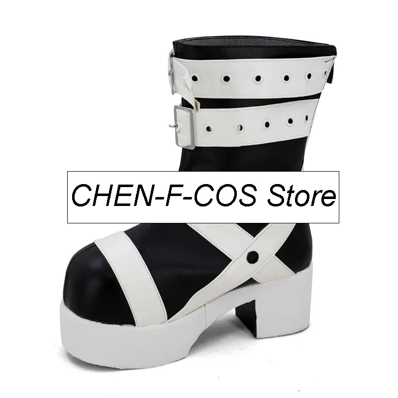 2025 maka albarn cosplay sapatos botas de salto alto de sola grossa anime soul eater role play acessórios prop halloween natal carnaval