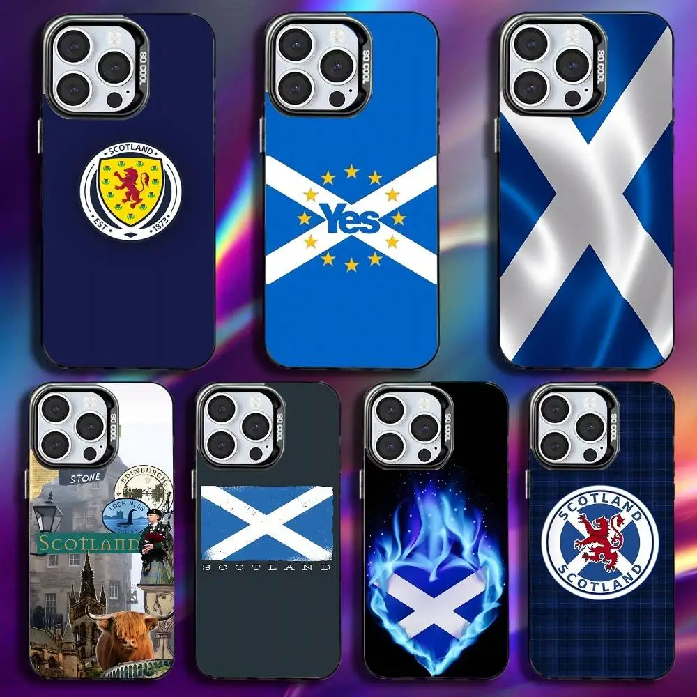 

Scotland Scottish Passport Flag Phone Case For iPhone 16,15,14,13,12,11,Pro,Max,Plus,Mini,XS Anti Fall Black Matte Hard Bumper