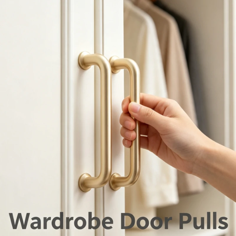 Vintage Simple Wardrobe Drawer Handle Shoe Cabinet Door Pull Furniture Hardware Accessories For Home