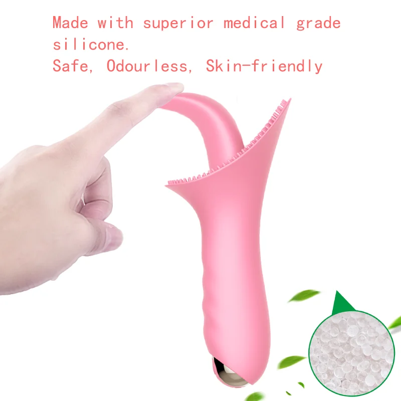 Vibrator Female Tongue Licking Teasing Nipples Stimulating Clitoral Vaginal Massager Masturbation Sex Toys For Women Adult 18