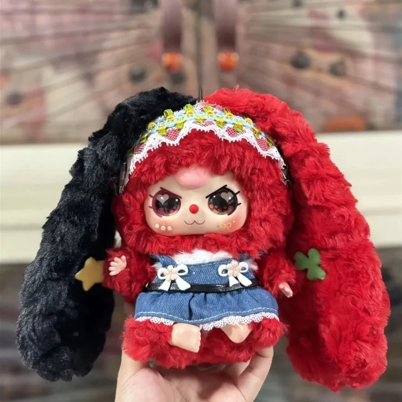 Nieuwe Baby Three Lily Rabbit Town 4e Limited Edition Vinyl Blind Box Trendy Hanger Creatieve Action Figure Mystery Box Schattige pop